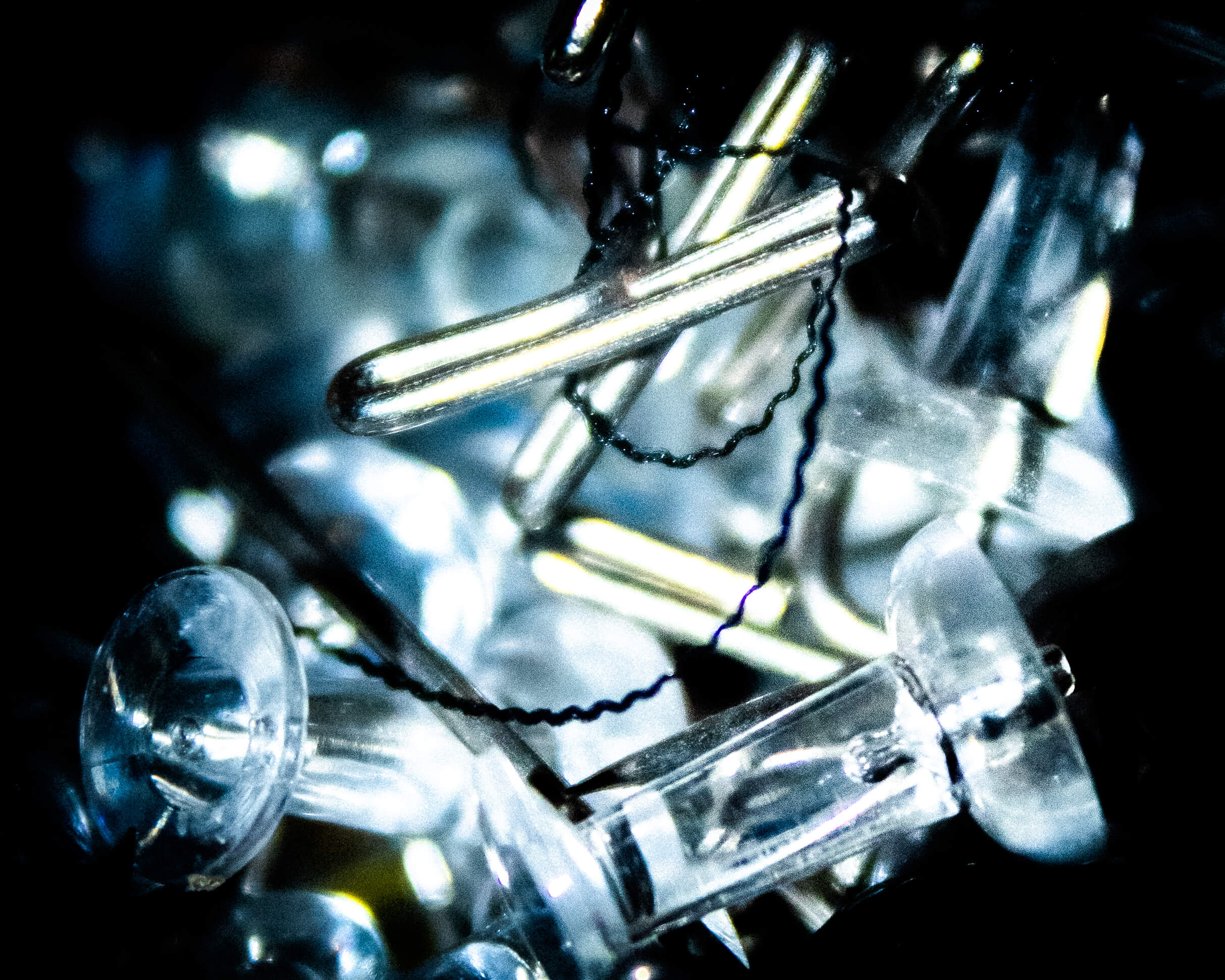 A photograph of some pushpins